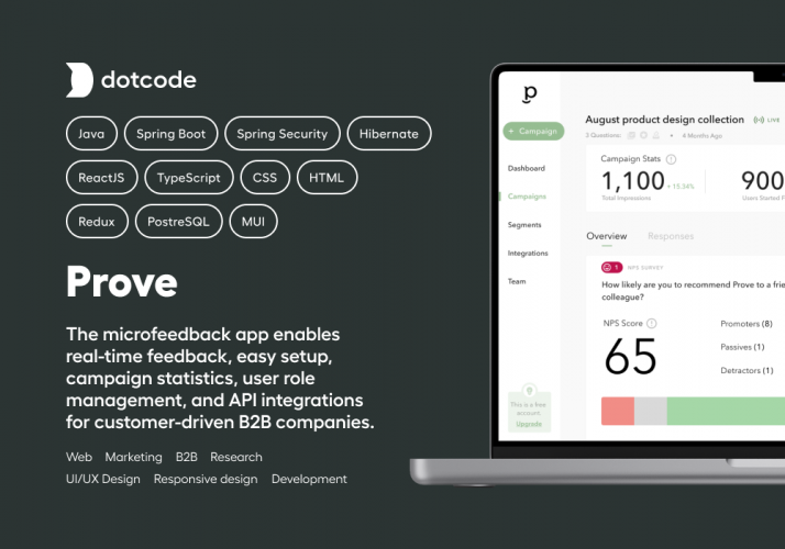 Feedback Generating System (SaaS) screenshot 1
