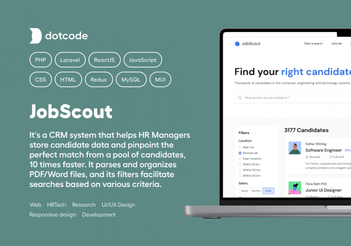 Searching Platform for HR Managers screenshot 1