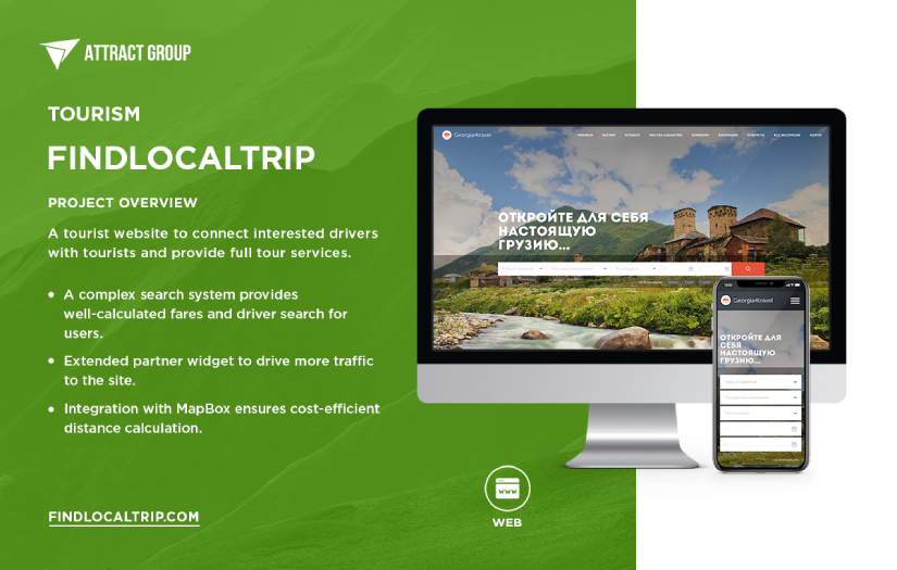 Findlocaltrip - a transfer booking website screenshot 1