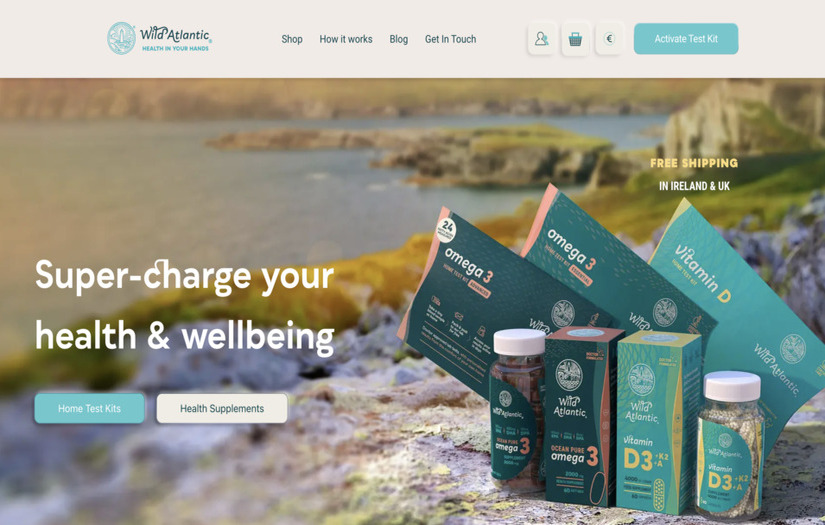 Health testing and tracking platform screenshot 1