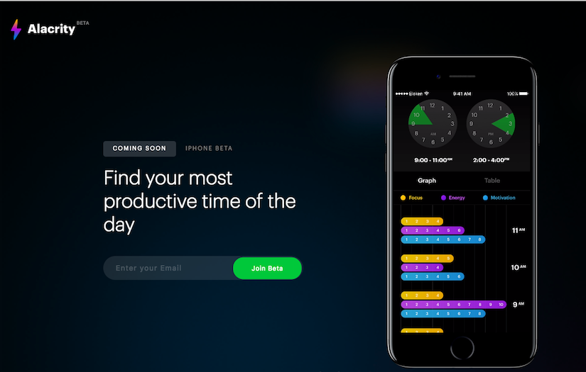 Alacrity App screenshot 2