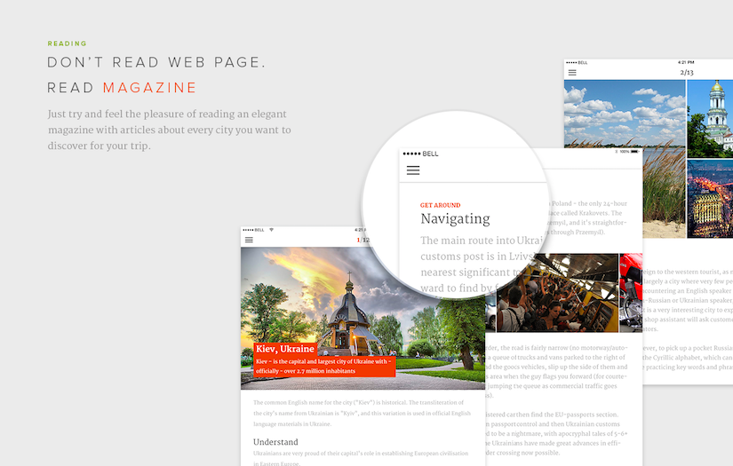 Globetrotter Ipad APP screenshot 3