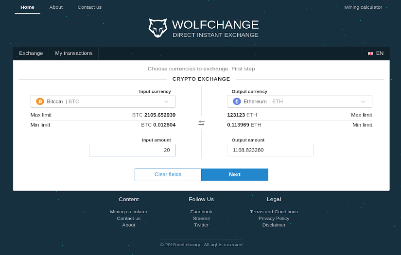 Cryptocurrency payment system screenshot 3