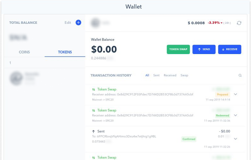 Cryptocurrency Wallet screenshot 1