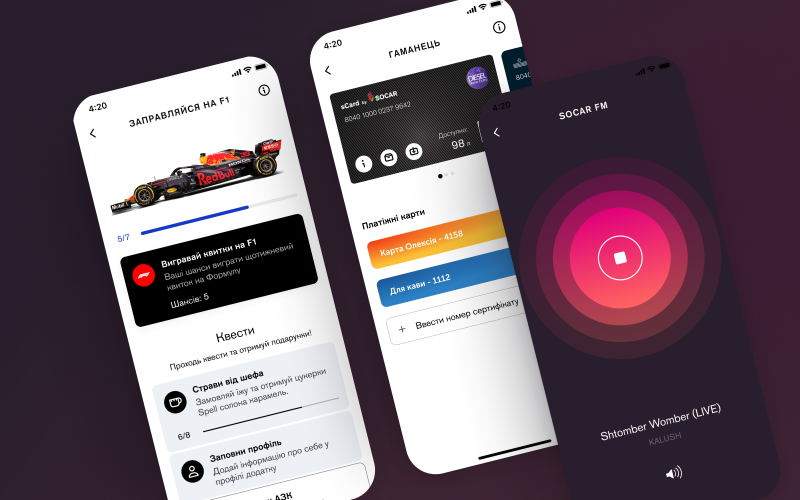 SOCAR – Mobile Application for the fuel trader screenshot 2