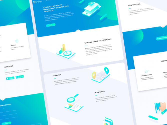 Engager - Marketing Project Management System screenshot 1