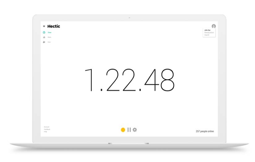 Hectic App screenshot 2