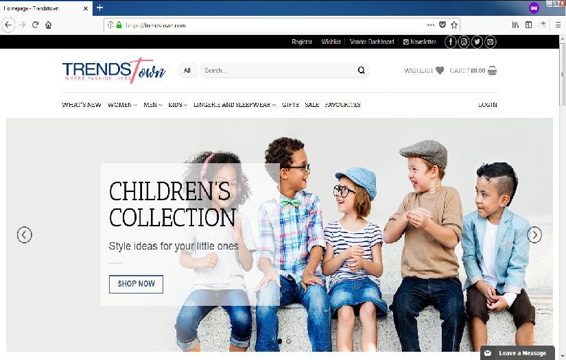 Fashion Ecommerce screenshot 1