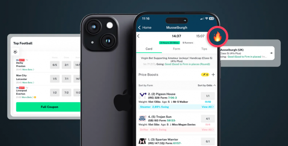 Sports analytics (US) & live betting (UK) apps screenshot 2