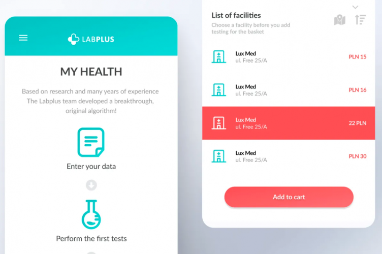 A mobile platform for digitalized medical testing screenshot 2