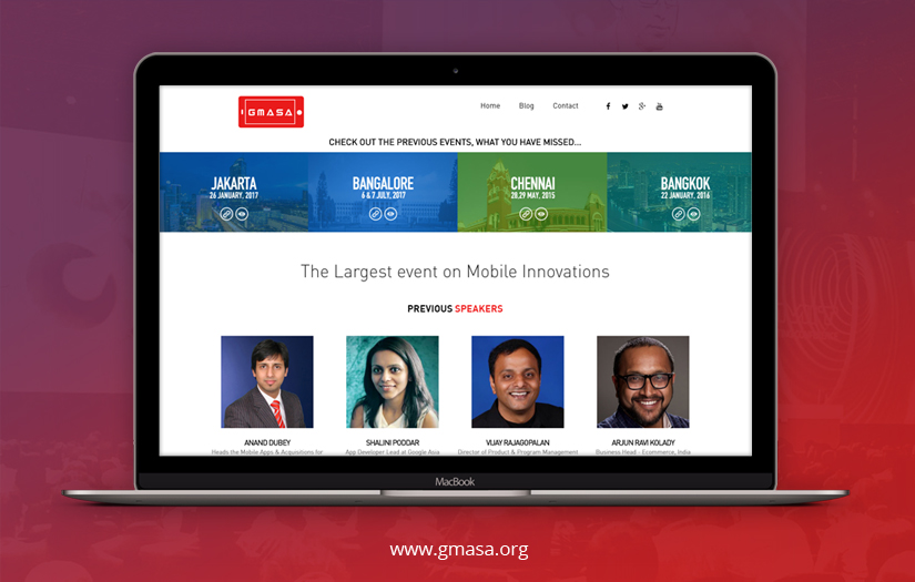 GMASA - Web DEvelopment screenshot 1