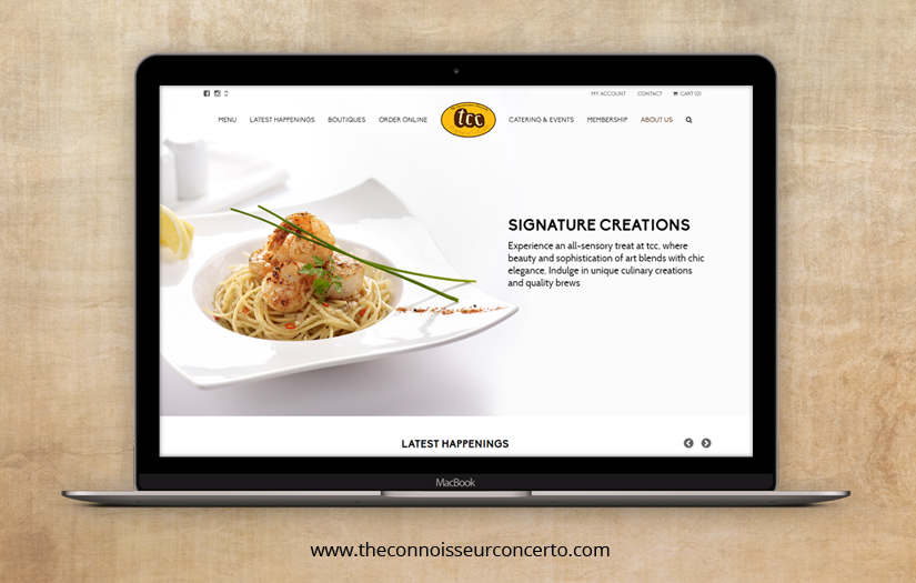 The Coffee Connoisseur - Web Development screenshot 1