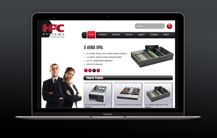 HPC Systems - Web Development screenshot 1