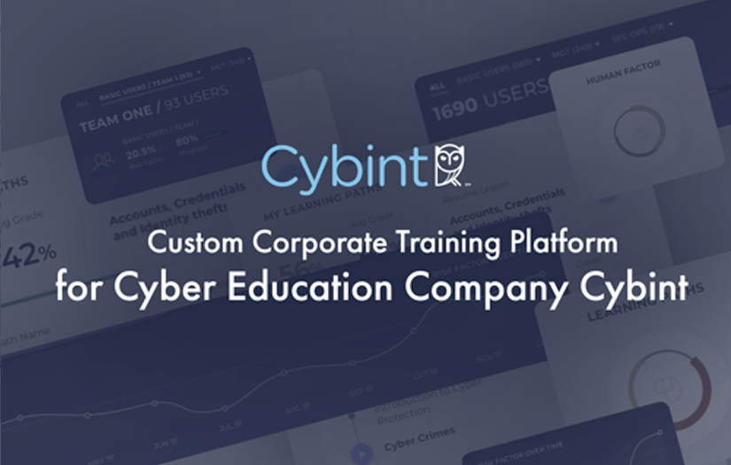 Custom Corporate Training Platform for Cybint screenshot 1