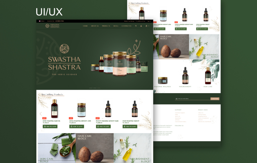 Swastha Shastra, Ecommerce, Design, Development. screenshot 1