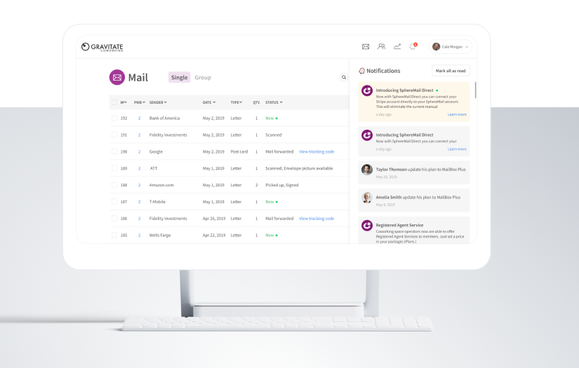 Mail Management SaaS screenshot 2