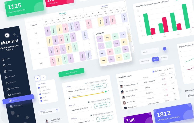 School management software screenshot 1