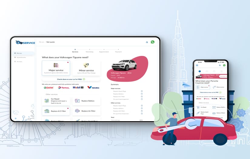 Automobile Service Marketplace screenshot 1