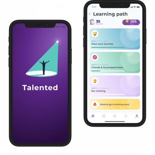 React Native Highly-Animated Music Learning Mobile App screenshot 3