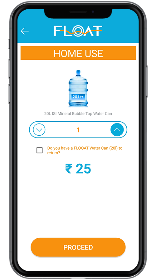 Water Delivery App screenshot 1