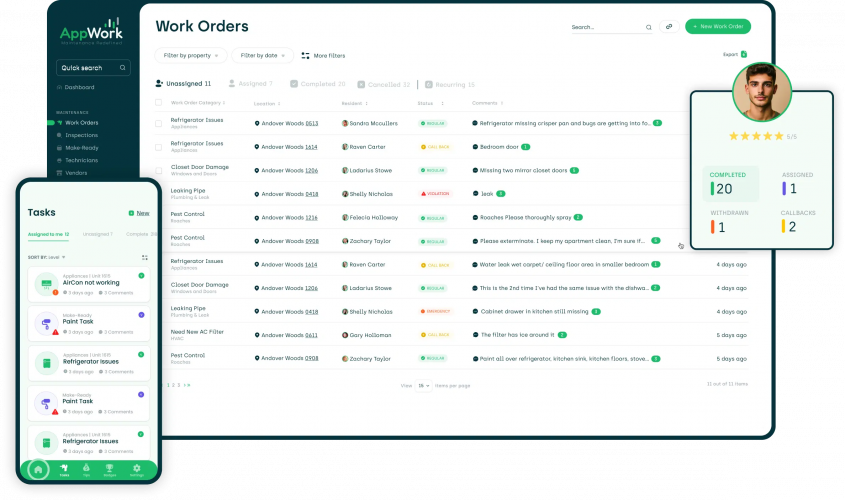 APPWORK screenshot 2