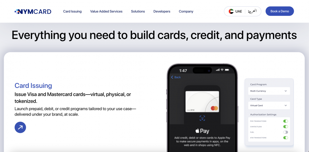 NymCard screenshot 1