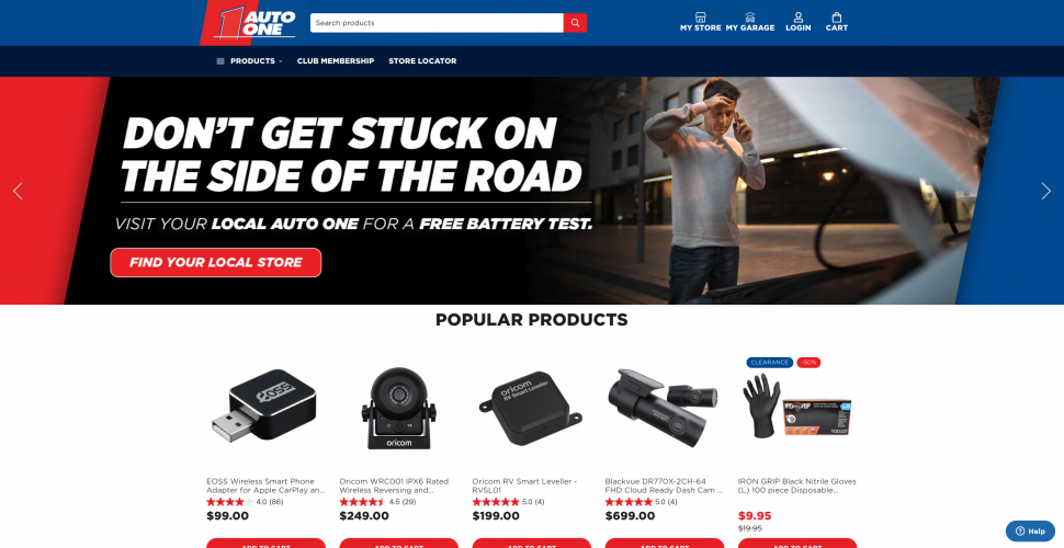Auto One’s eCommerce & UX Upgrade with MindArc and Shopify screenshot 1