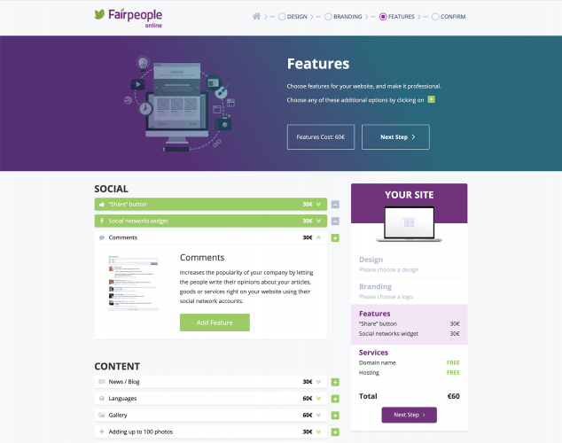 Website Builder & Online Marketing Platform screenshot 3