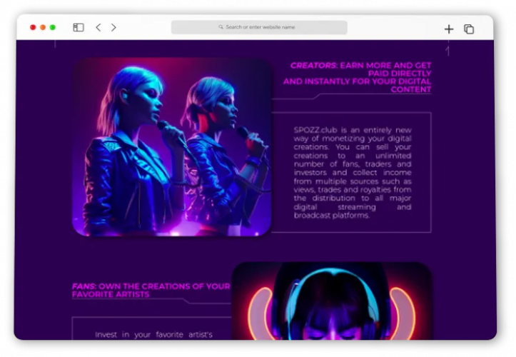 Spot Trade - NFT Music Marketplace screenshot 2
