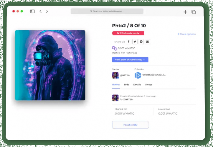Spot Trade - NFT Music Marketplace screenshot 1