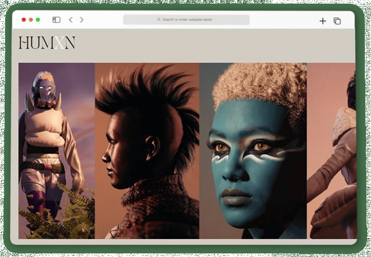 HUMXN - Metaverse NFT Gaming Marketplace screenshot 2
