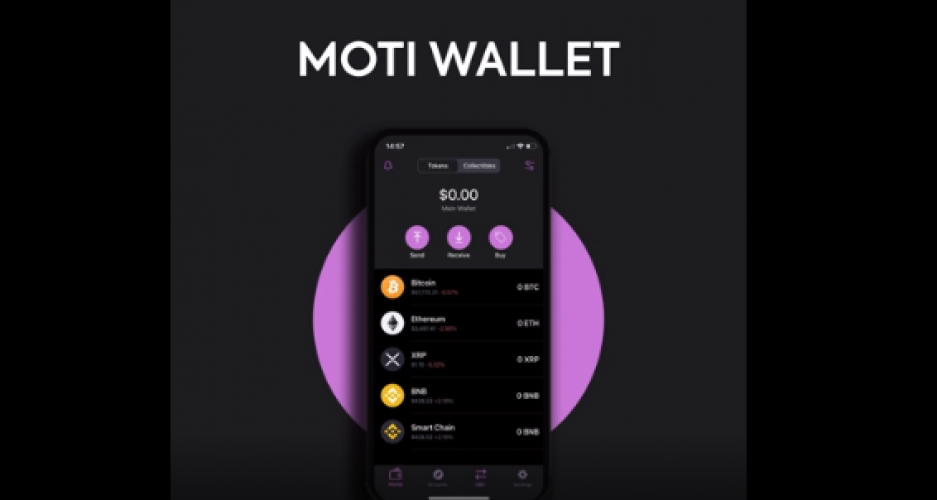Moti Coin ICO Dashboard screenshot 1