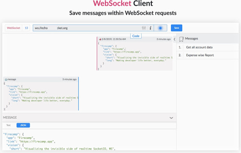 Firecamp screenshot 2