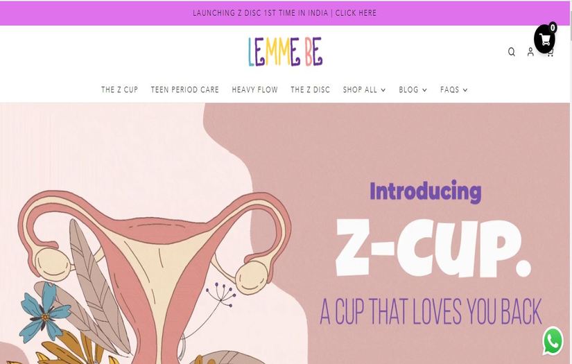 Digital Marketing For A Women’s Hygiene Brand screenshot 1
