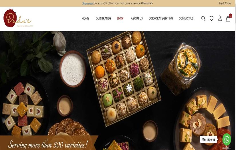 Digital Marketing For A Confectionery Brand screenshot 1