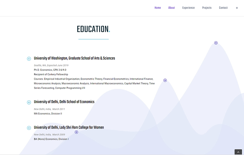 Educational Website screenshot 2