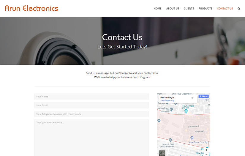 Company Portfolio Website screenshot 3