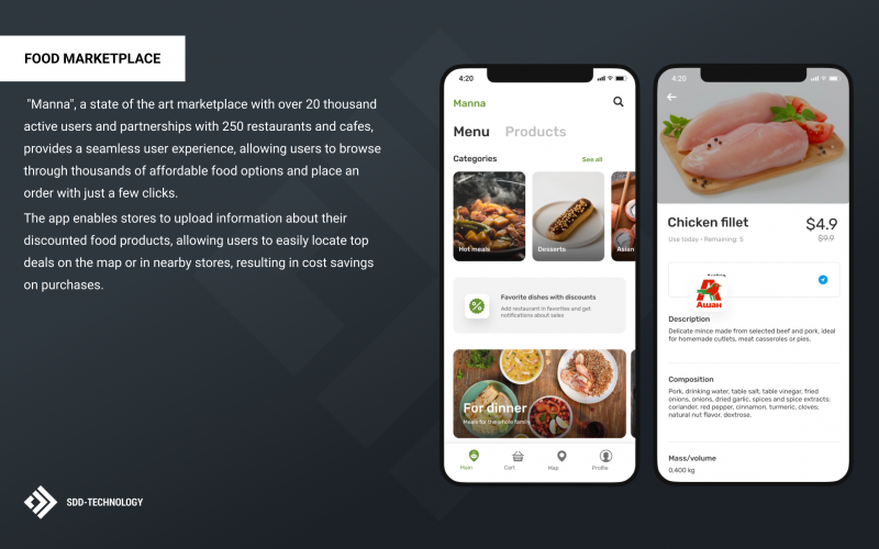 Food Marketplace screenshot 1