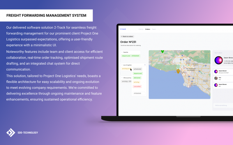 Freight Forwarding Management System screenshot 1