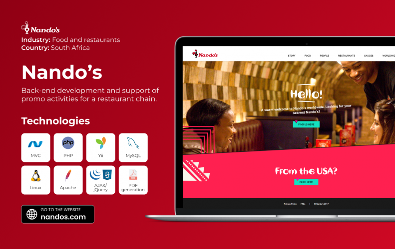 Nando's screenshot 1