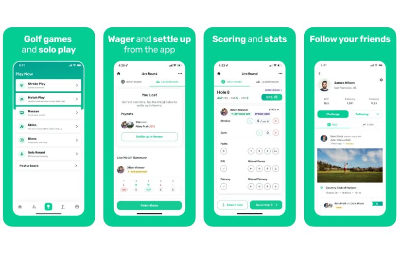 Leaderboard Golf - Golf games, wagering, & social screenshot 1