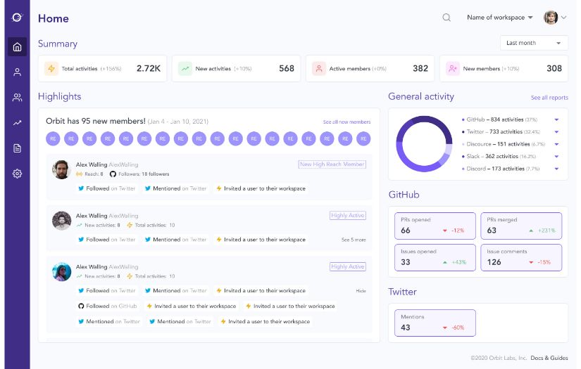 Orbit.Love - Tech community growth platform screenshot 1