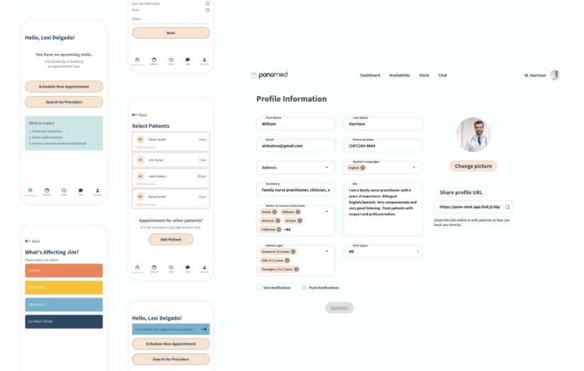 Panomed - Telemedicine platform/virtual office for providers screenshot 1