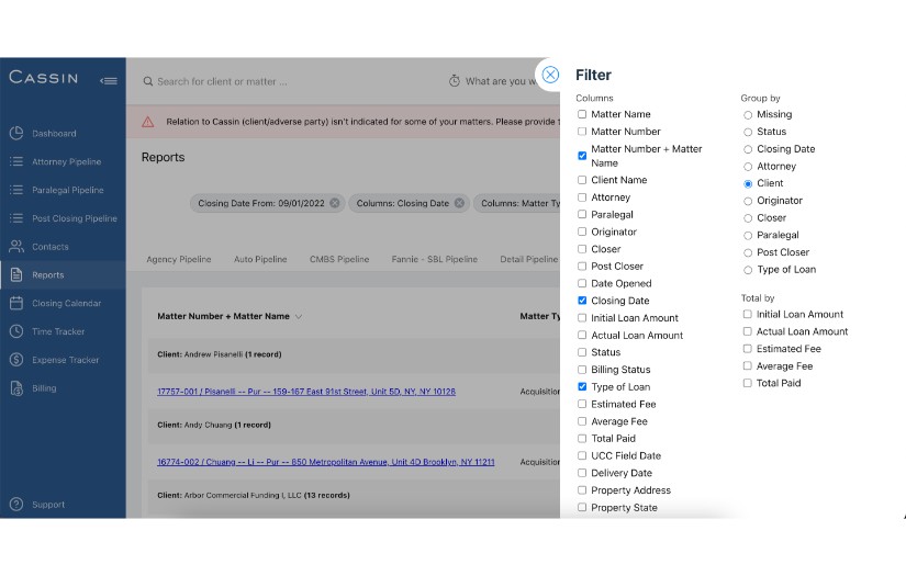 Cassin - CRM for lawyers screenshot 2