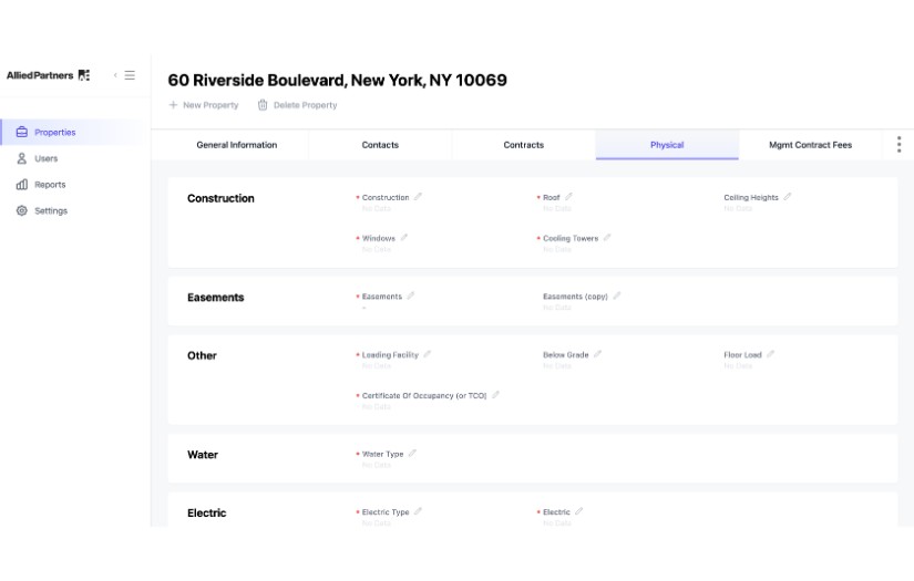 Allied Partners - Custom ERP/Data management system screenshot 2
