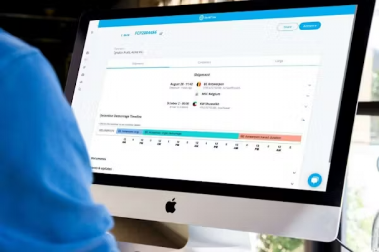 Dockflow: Blockchain-Powered Logistics Web Application screenshot 1