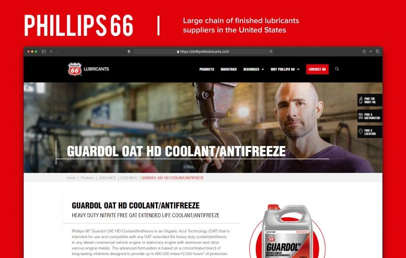 Phillips66lubricants screenshot 1
