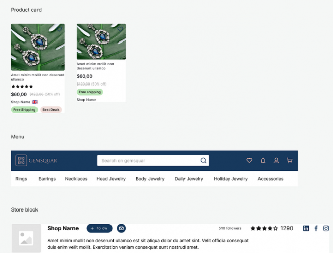 A Jewelry Marketplace with Trust Building Features screenshot 1