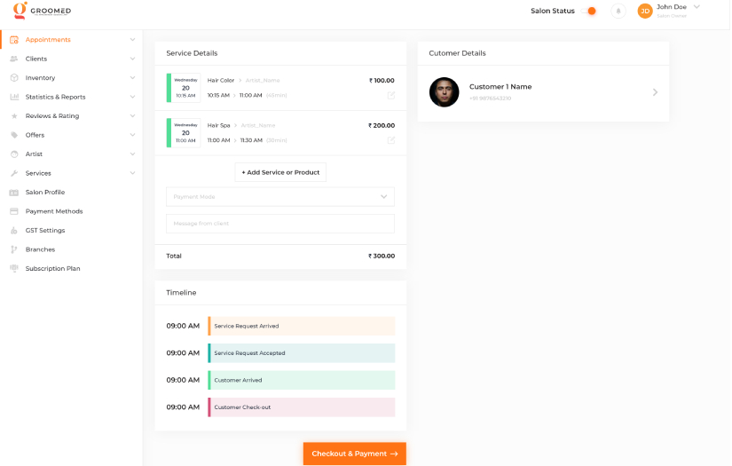 Groomed screenshot 1
