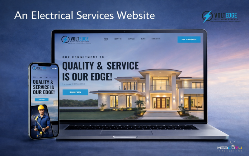 Electrical Services Website for a Licensed Florida Electrician  screenshot 1